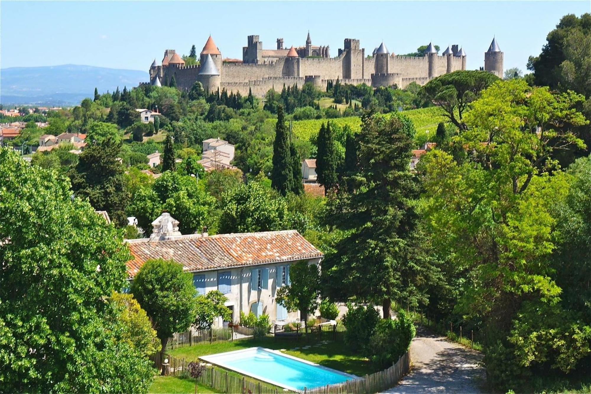 L'Oree De La Cite Villa Carcassonne Eksteriør billede